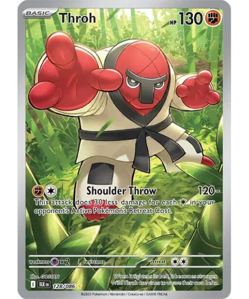 Scarlet & Violet - Black Bolt 128/086 - Throh [Illustration Rare]