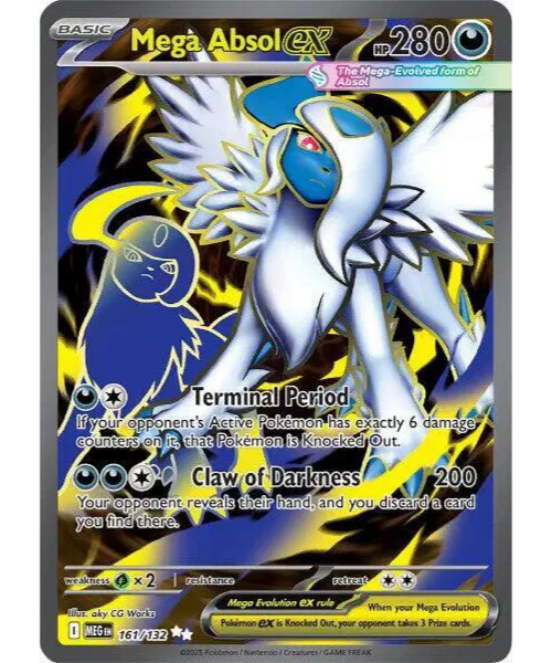 Mega Evolution Base 161/132 - Mega Absol ex [Ultra Rare]