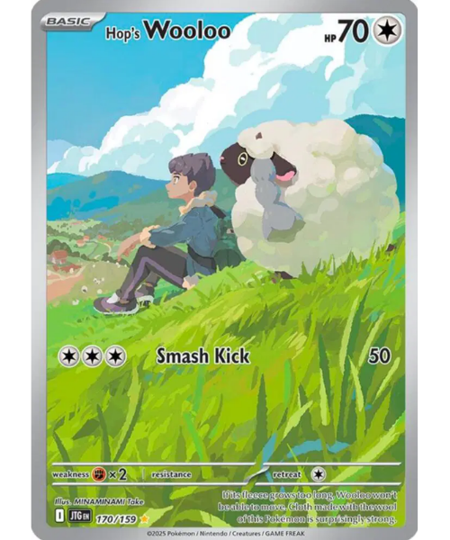 Scarlet & Violet - Journey Together 170/159 - Hop's Wooloo [Illustration Rare]