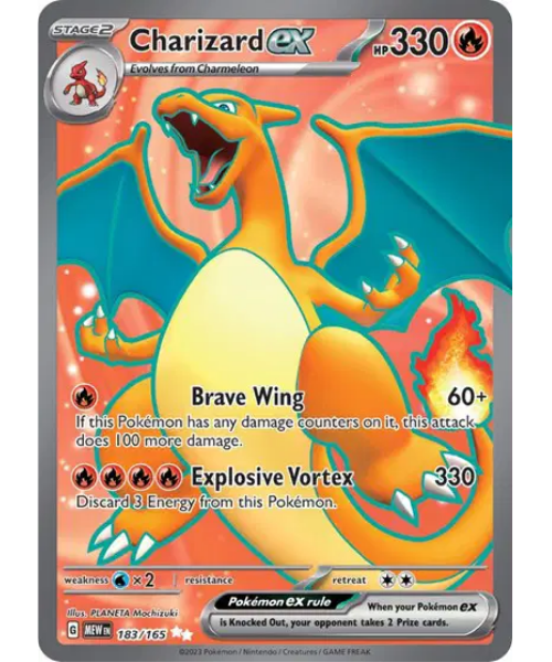 Scarlet & Violet 151 183/165- Charizard ex [Ultra Rare]