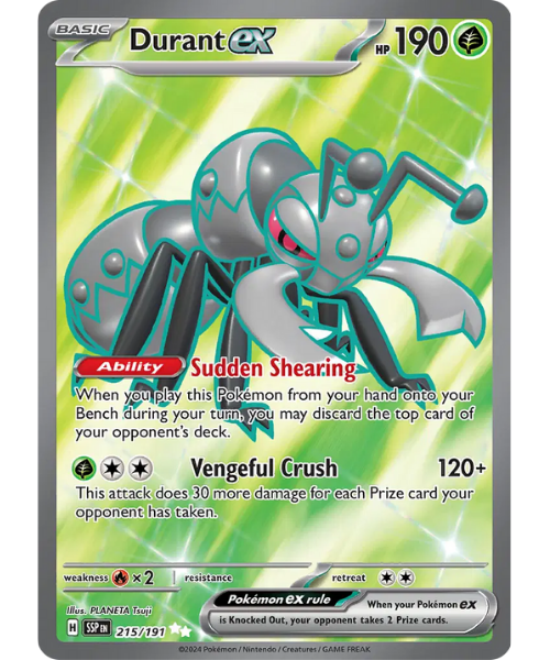 Scarlet & Violet Surging Sparks 215/191 - Durant ex [Ultra Rare]