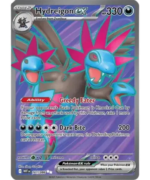 Scarlet & Violet White Flare 161/086 - Hydreigon ex [Ultra Rare]