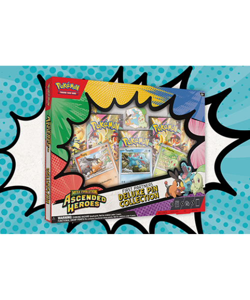 Pok??mon TCG - Mega Evolution ME2.5 - Ascended Heroes - First Partners Deluxe Pin Collection