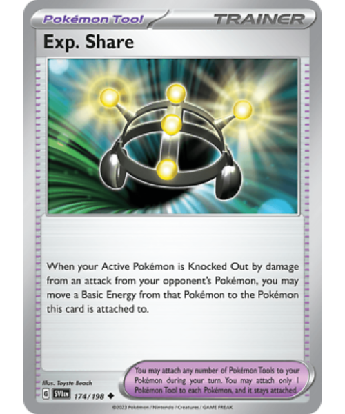 Scarlet & Violet Base 174/198 - Exp. Share [Uncommon]