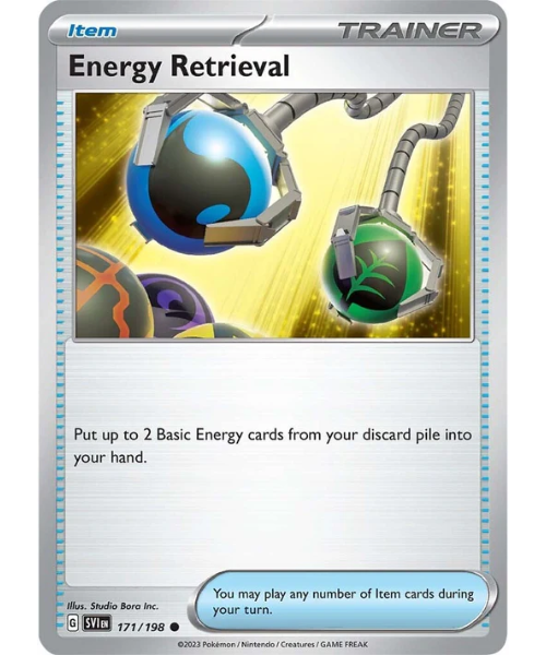 Scarlet & Violet Base 171/198 - Energy Retrieval [Common]
