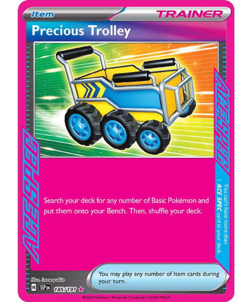 Precious Trolley - Ace Spec Rare 185/191 [Scarlet & Violet Surging Sparks]