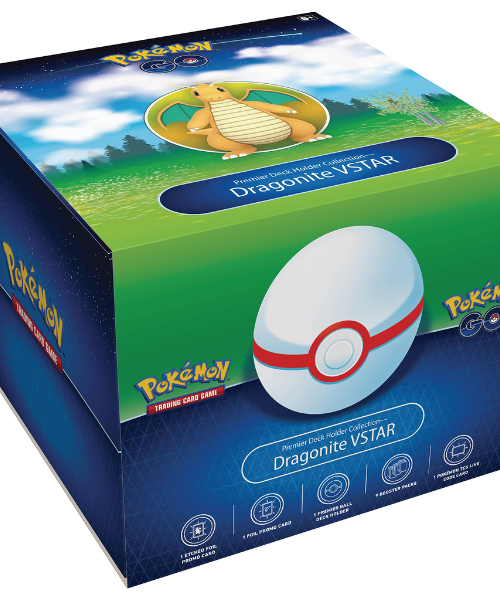 Pokemon TCG Pokemon Go Dragonite VStar Premier Deck Holder Collection