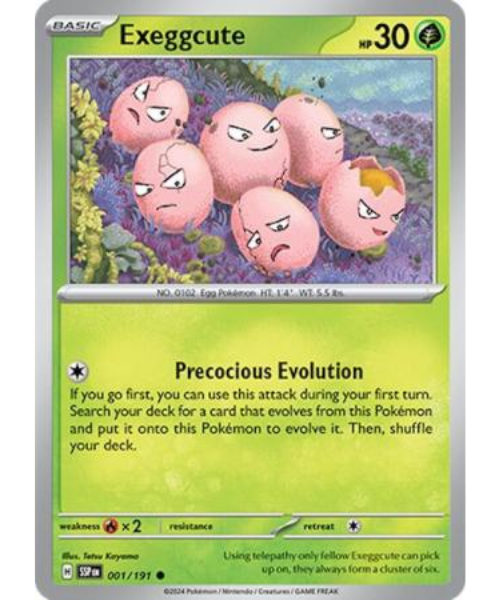 Exeggcute - Common 001/191 [Scarlet & Violet Surging Sparks]