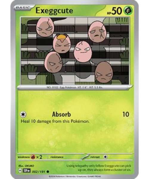 Exeggcute - Common 002/191 [Scarlet & Violet Surging Sparks]