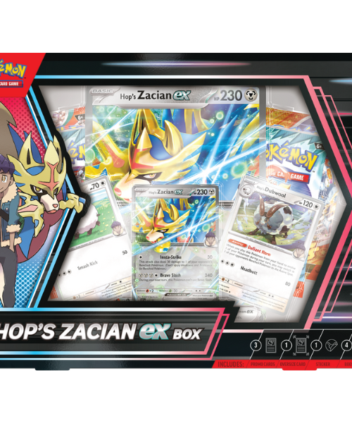 Pokemon Hop's Zacian Ex Collection Box