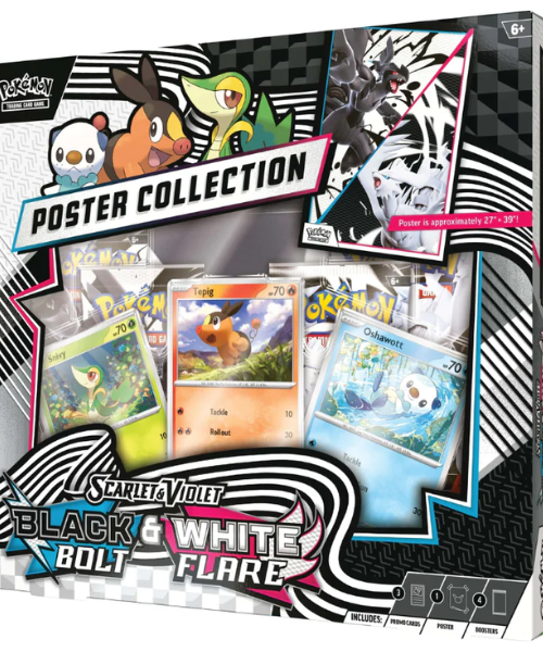 Pok??mon TCG - Scarlet & Violet - Black Bolt & White Flare - Unova Poster Collection