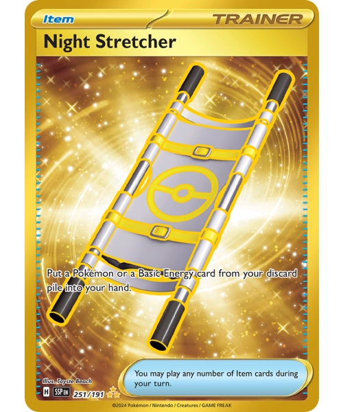 Scarlet & Violet Surging Sparks 251/191 - Night Stretcher [Hyper Rare]