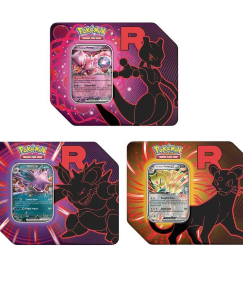 Pokemon TCG Team Rocket Tin 2025