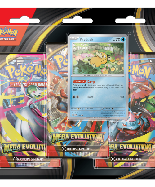 Pok??mon TCG - Mega Evolution Base - 3-pack Blister