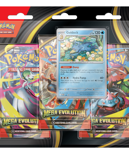 Pok??mon TCG - Mega Evolution Base - 3-pack Blister