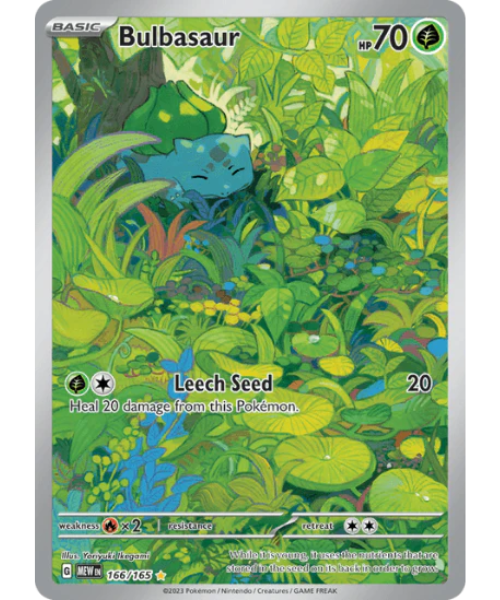 Scarlet & Violet 151 166/165 - Bulbasaur [Illustration Rare]