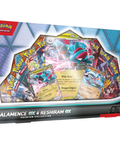 Pokemon TCG Salamence & Reshiram Ex Premium Collection Box