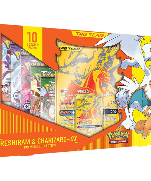 Pokemon TCG Reshiram & Charizard-GX Premium Collection Box