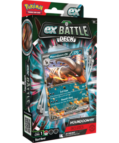 Pokemon TCG Ex Battle Deck Houndoom Ex Level 1