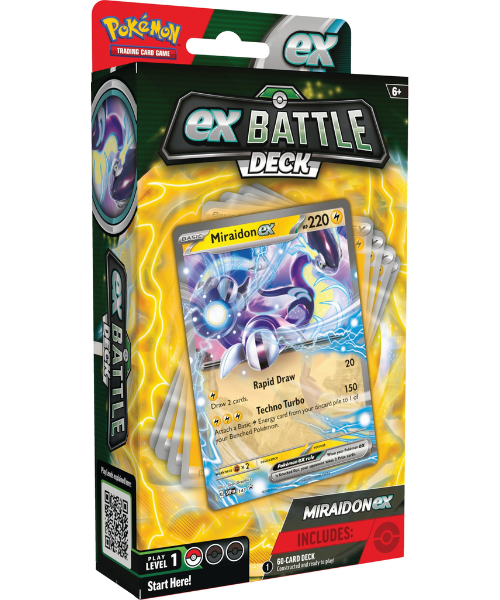 Pokemon TCG Ex Battle Deck Miraidon Ex Level 1