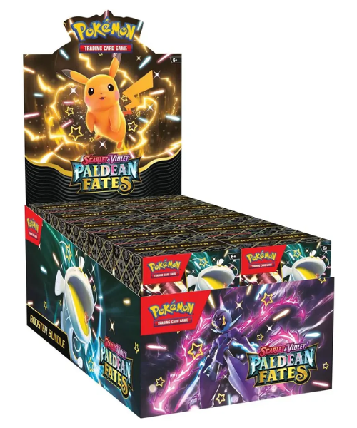 Pok??mon TCG Scarlet & Violet Paldean Fates Booster Bundle Display