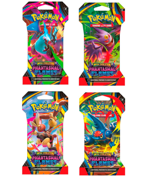 Pok??mon TCG - Mega Evolution ME02 - Phantasmal Flames - Sleeved Blister Pack