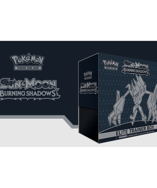 Pokemon Sun & Moon Burning Shadows Elite Trainer Box