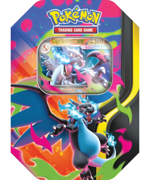 Pok??mon TCG - Spring 2026 Charizard Tin - Mega Charizard X