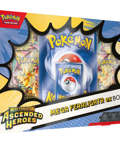 Pok??mon TCG - Mega Evolution ME2.5 - Ascended Heroes - Mega Feraligatr Mega Ex Box