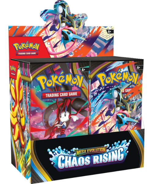 Pok??mon TCG - Mega Evolution ME04 - Chaos Rising Booster Box Wave 2 [Pre-Order] *Limit 1 per household