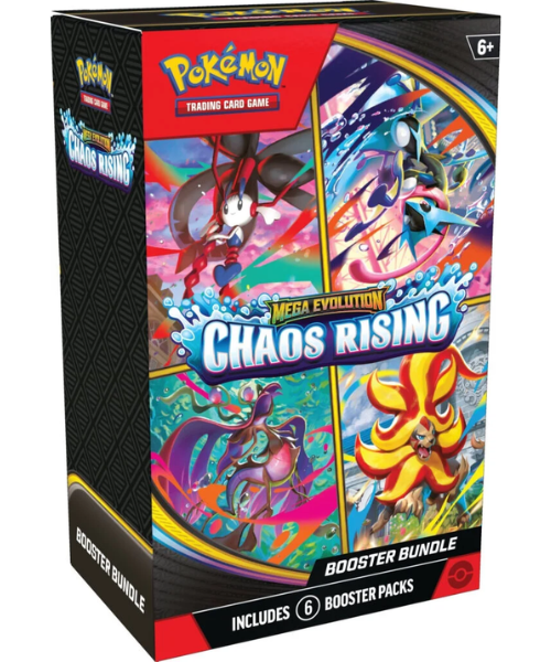 Pok??mon TCG - Mega Evolution ME04 - Chaos Rising Booster Bundle Wave 2 [Pre-Order] *Limit 2 per household