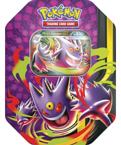 Pok??mon TCG - Mega Moonlit Tin - Mega Gengar EX