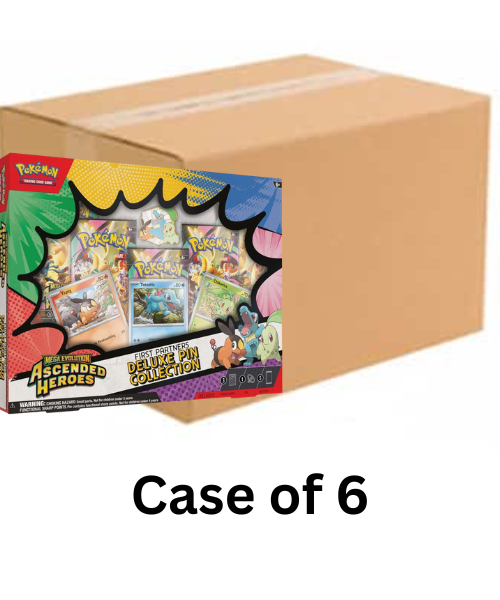 Pok??mon TCG - Mega Evolution ME2.5 - Ascended Heroes - Deluxe Pin Collection Case of 6