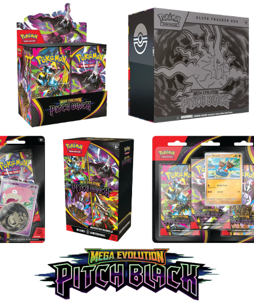 Pok??mon TCG - Mega Evolution ME05 - Pitch Black Collector's Bundle [Pre-Order] *Limit 1 per household