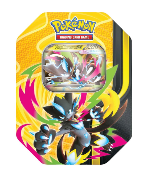 Pok??mon TCG - Mega Forces Tin - Mega Zeraora EX [Pre-Order] *Limit 1pc per household