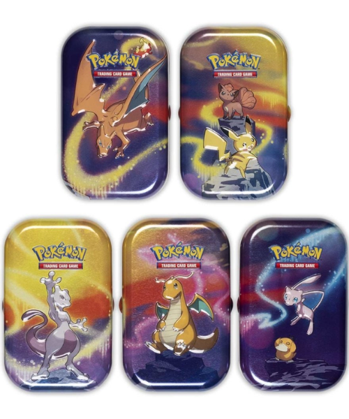 Pokemon TCG Kanto Powers Mini Tins Set of 5