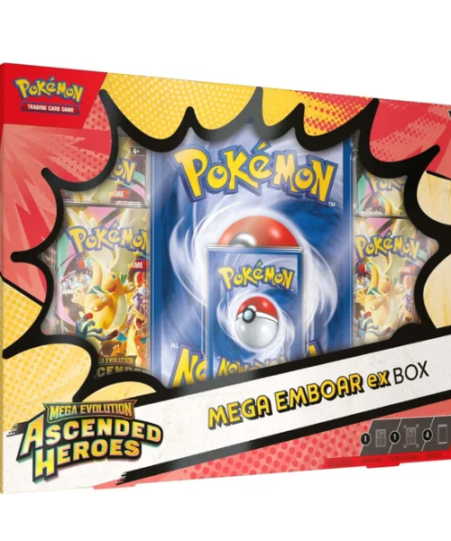 Pok??mon TCG - Mega Evolution ME2.5 - Ascended Heroes - Mega Emboar Mega Ex Box