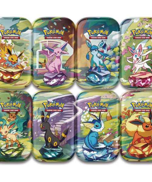 Pokemon TCG Prismatic Evolutions Mini Tin Bundle of 8