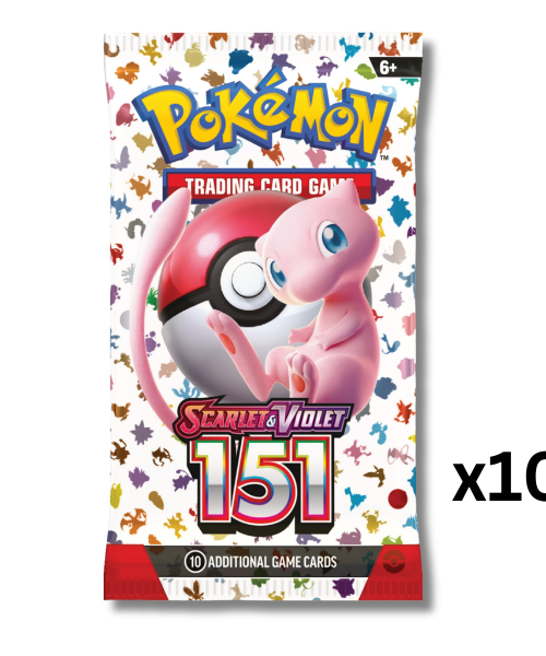 Pok??mon TCG Scarlet & Violet 151 Booster Pack Bundle of 10 Packs