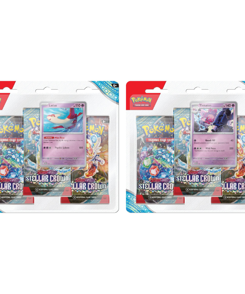 Pokemon Scarlet & Violet Stellar Crown 3-Pack Blister