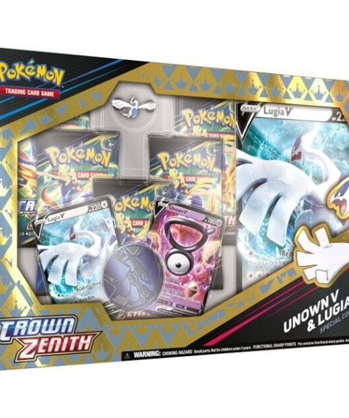 Pokemon TCG Crown Zenith Unown V & Lugia V Special Collection Box